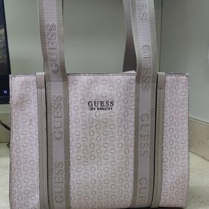 GUESS Pink Tote Bag
